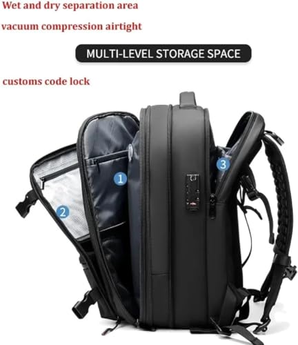 Image of Discoverer Travel Bag, Alepeak Vacpack Backpack, Expandable Vacuum Large-Capacity Compression Backpack, Anti Theft