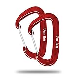 Hammock Carabiner Clip, Heavy-Duty Locking Wiregate Carabiner