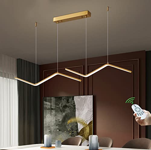 Lustre de plafond LED moderne dimmable et luminaire suspendu pour table à manger salon