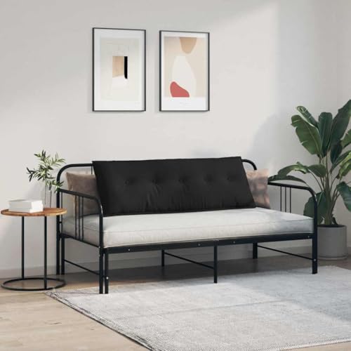 Coussin de dossier rectangulaire 140x50 cm en microfibre déhoussable