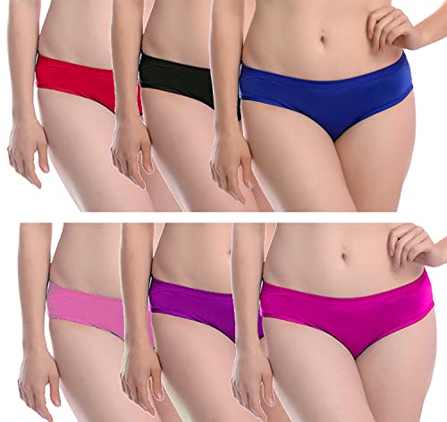 Image of FIMS - Fashion is my style Women's Cotton Hipsters Panties for Women, Soft Stretchable Cotton Fabric, Non-Padded, Multi-Color Panties, See Main Image to Check Nos of Panties You Will Get.