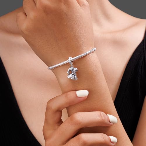 Wedding Gifts - Charm for Bracelets&Necklace Gifts - Wedding Gift for Couples 2025, Bride, Future Mr and Mrs - Bridal Shower Bride Charm Gift Ideas for Her, Married Couple, Newlywed - Charm for Pandora Bracelets 20253