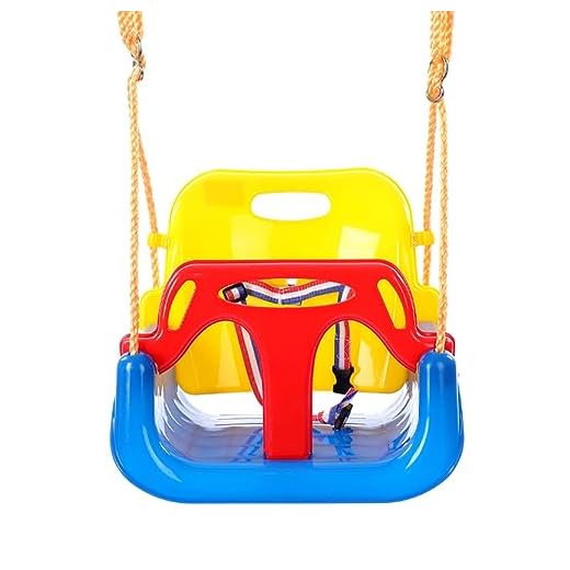 EXTSUD 3 En 1 Columpios Infantiles para Bebés Niños con Silla Convertible en Asiento de Seguridad, Carga Máx. 150 KG, para Casa Jardín Interiores o Exteriores (Azul)