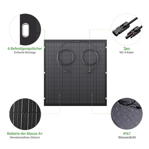 Flexibles Solarmodul Lionshee 480W Solarpanel Kit mit 2x 240W