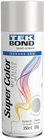 Tinta Spray Prata Metálico Aerossol TekBond 350ml/250g