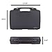 CASEMATIX Travel Case Compatible with Epson WF-100 and WF-110 Wireless Mobile Printer, Ink Cartridges, Power Adapter, Cables