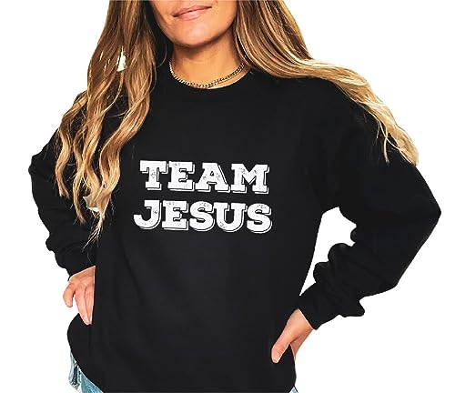 Team Jesus Sweatshirt, religion tee, Christian Clothing, Church Sweat,crewneck bible tee2