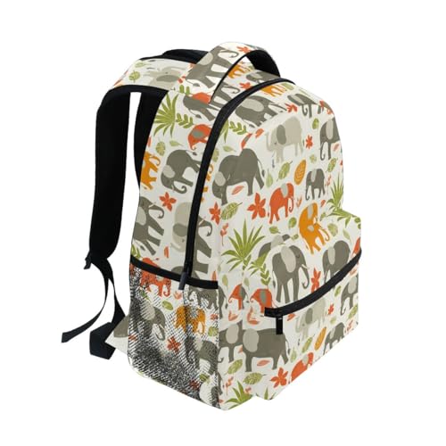 Sac à dos dessin animé avec éléphants pour la rentrée scolaire