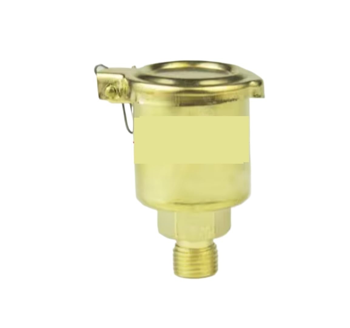 1 pz M6 M8 M10 M14 1/8" 1/4" BSP Filettatura Maschio metrica Tappo a Molla in Ottone Tipo Tazza di lubrificazione Oliatore Tazza di Grasso for Macchina utensile(M8x1 5pcs)