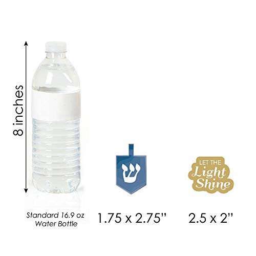 Big Dot Of Happiness Happy Hanukkah - Dessert Cupcake Toppers - Chanukah Clear Treat Picks - Set Of 24 #TOP5