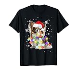 Photo Gallery papillon dog merry dogmas santa papillon luci di natale maglietta Photo Gallery papillon dog merry dogmas santa papillon luci di natale maglietta