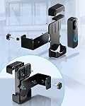 COOLWUFAN Anti-Theft Video Doorbell Mount, Adjustable Height(3.7’’-5.1’’), Compatible with Most Brand Video Doorbell, No-Drill Mounting Bracket for Most Brand Video Bell
