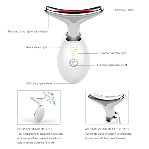 image for Boleouy Face and Neck Beauty Device, Multifunctional Facial Skin Care 