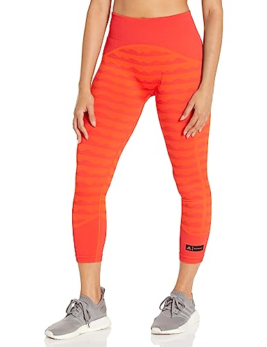 adidas Women's Marimekko Aeroknit 7/8 Tights, Collegiate Orange, 2x