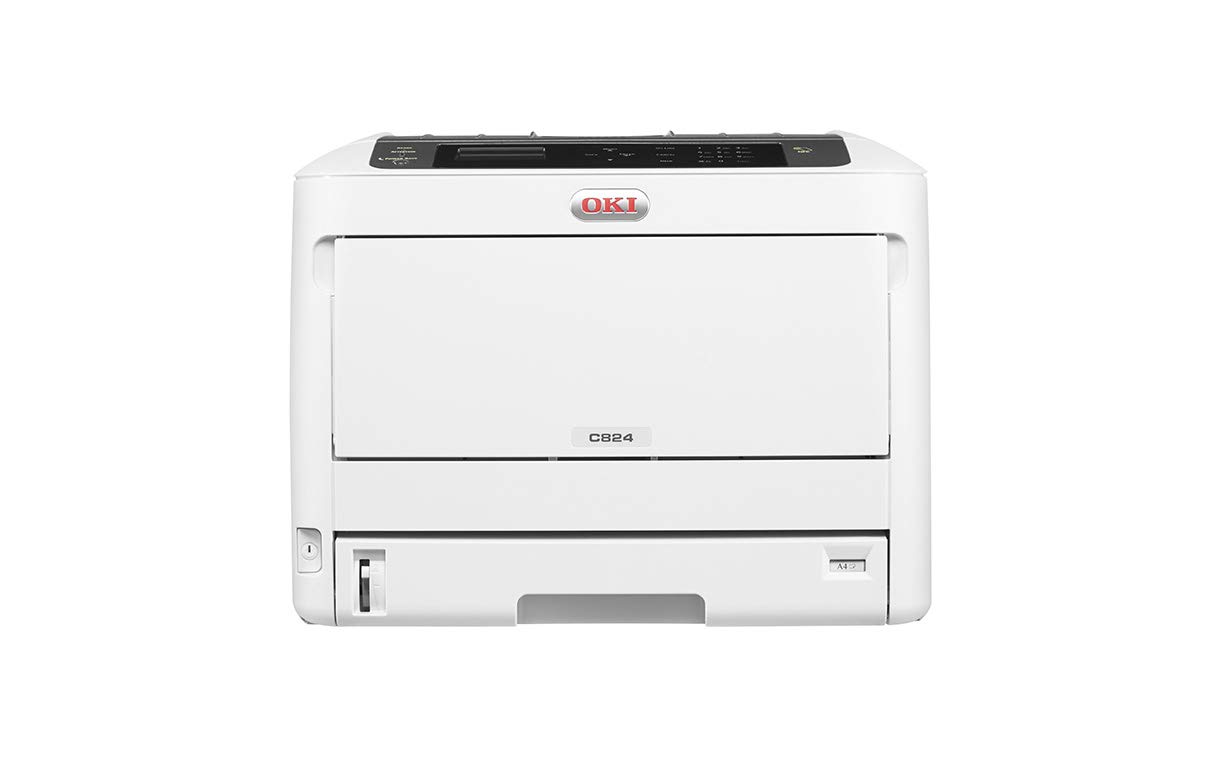 Oki C824dn Stampante LED A3 a Colori Fronte/Retro 26 ppm NFC