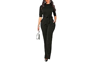 Chic and Refined One-Piece Solution: Formal Jumpsuit for Women