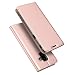 Produktbild Verco Handyhülle für Galaxy J6+, Premium Handy Flip Cover für Samsung Galaxy J6 Plus Hülle [integr. Magnet] Book Case PU Leder Tasche, Rosegold