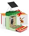 Bilantan Smart Bird Feeder with Camera Solar Powered 2 in 1, Only 2.4G WiFi Compatible, Lifetime Free Al Bird Identification, Hummingbird Feeder Camera, Valentine's Day Gifts for Bird Lovers