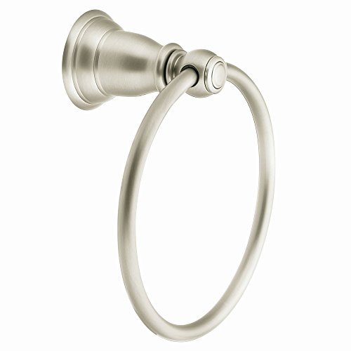 Moen Kingsley Hand Towel Ring for Bathroom Decor - YB5486BN