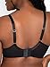 Curvy Couture Women’s Sexy Sheer Mesh Plus Size Full Coverage Bra, Black Hue, 38H