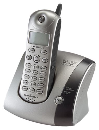Teléfono inalámbrico digital Motorola MD451 2.4 GHz plateado miniatura 1