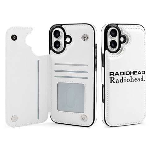 iPhone16Plus�p�P�[�X �蒠�^ Radiohead ���f�B�I�w�b�h �A�C�t�H��16Plus ���z�^ �J�[�h���[ �X�^���h�@�\ ������� �X�}�z�P�[�X �ϏՌ� �����ӂ���16Plus�J�o�[