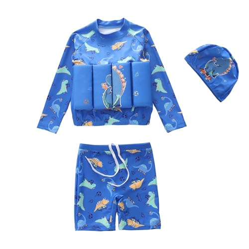 Maillot de bain enfant 2 pièces t-shirt de natation manches longues et short garçon