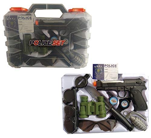 AMAFLIP-Police-Gun-Toy-Set-for-Kids-Boys-10-Piece-Detective-Toy-Set-with-Police-Carry-Case-Suitcase-Toy-Set-Latest-2022