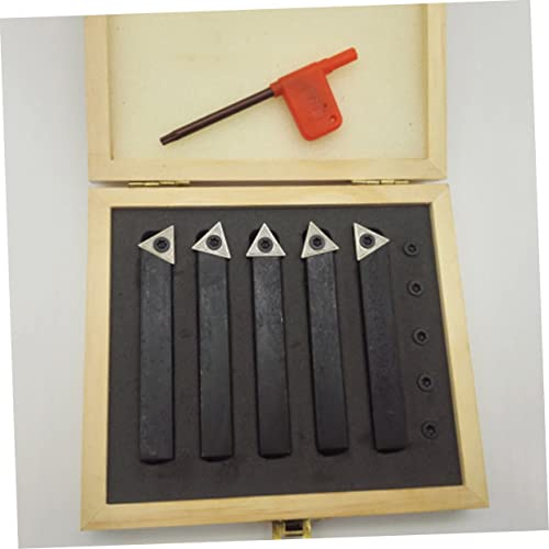 Set de 5 herramientas de torno con punta de carburo miniatura 6