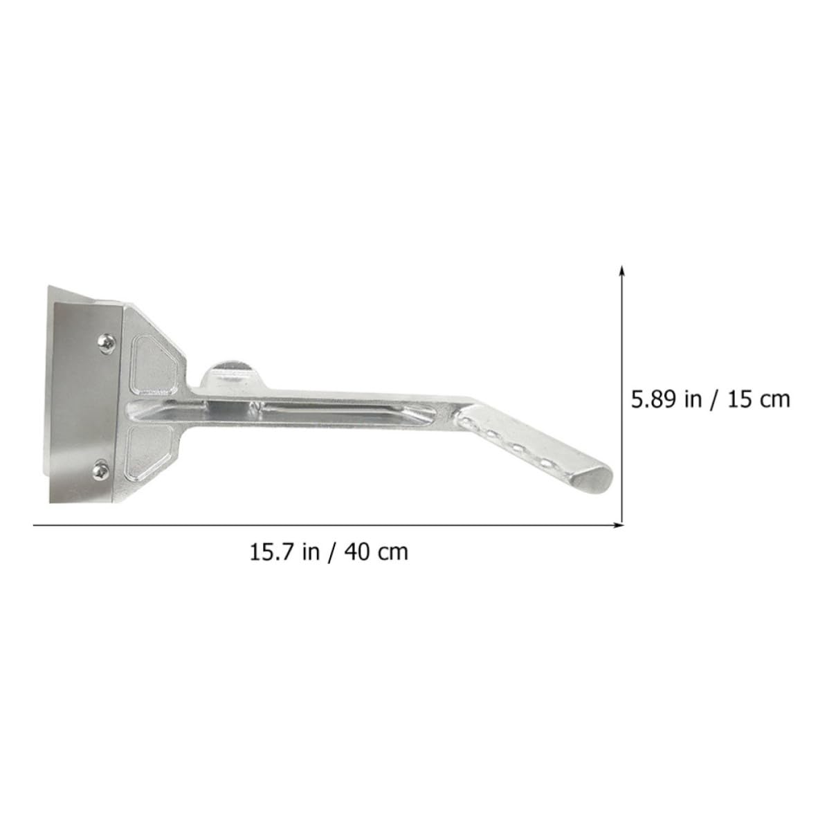 iplusmile Grattoir à Barbecue en Acier Inoxydable 420 Protection Anti-éclaboussures et Manche Long pour Poêles à Frire et Nettoyage des Plaques de Cuisson Argenté