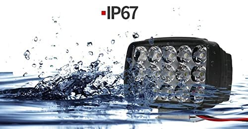 Image of RSCT 15 Led Bike Led Light Fog Spot Light Headlight for All Bike and Car (Pack of 2)