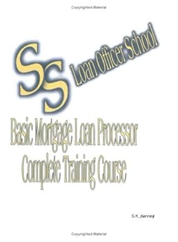 Paperback Basic Mortgage Loan Processor Training Book