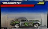 Hot Wheels 1999 Silber 1963 Chevy Corvette mit x-treme auf Seite # 1079 Maßstab 1: 64