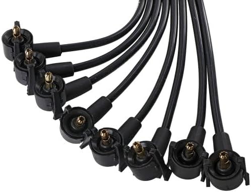 7mm Ignition Spark Plug Wires (8PC Set) for 1997-1998 Ford F250 for 1997-1999 Expedition for 1996-1997 Crown Victoria for 96-98 Lincoln Town Car for 96-97 Mercury Grand Marquis V8 4.6L