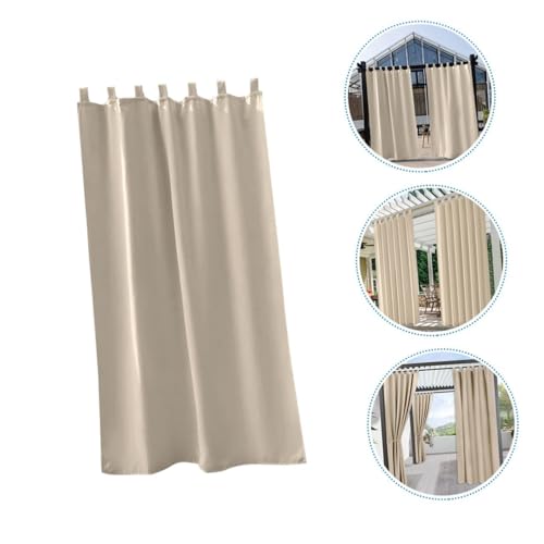 Drapé beige moderne en polyester de qualité supérieure prêt à poser