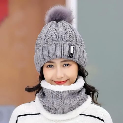 Ensemble écharpe bonnet chaud pour homme et femme idéal sport outdoor et cyclisme
