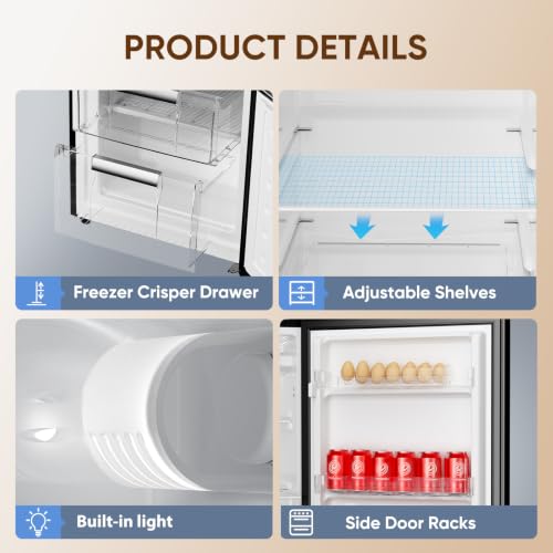Upstreman 7.1 Cu.Ft Bottom Freezer