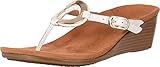 Vionic Women's, Park Orchid Mid Heel Wedge Sandals White 9 M
