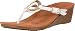 Vionic Women's Orchid Arch Support Thong Wedge Sandal White 9 M US