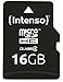 Intenso microSDHC 16GB Class 4 Speicherkarte inkl. SD-Adapter, schwarz