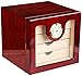 LQX Cave Cigare Humidor Cigare Humidors Solder Cigare cèdre Bois Rangement de cigares Boîte de Voyage Portable Porte-Toilettes extérieurs 50 cigares (Size : 24 * 22 * 24cm)