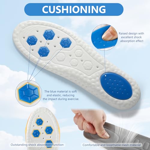 2 pares de plantillas 4D Cloud para hombre Talla US M 7.5-10.5 miniatura 5
