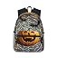 Pumpkin Black Spider Web Bat