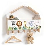 Holzura Kindergarderobe aus Holz mit Staufach