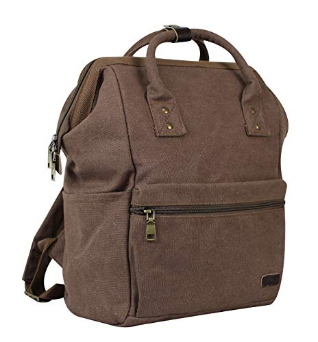 Mochila casual, Poliester, Feminina, Marrom