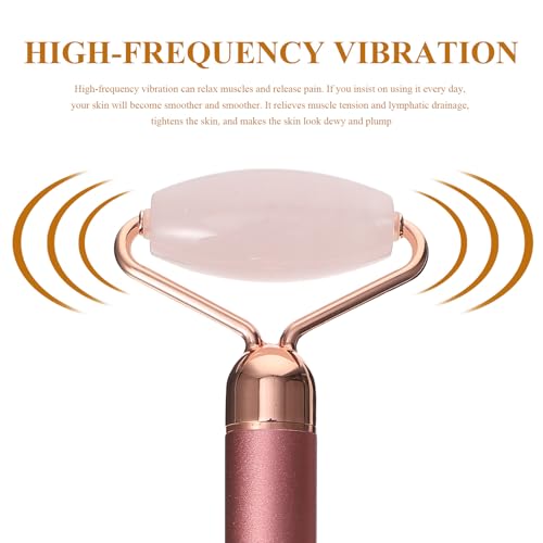 Massage visage en quartz rose et jade pour soin du visage - 3