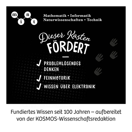 KOSMOS 621155 Rex - Der Dino Bot, Tyrannosaurus Rex, Roboter, Bausatz, Programmieren Lernen für Kinder, Spielzeug für Kinder, Infrarot, Experimentierkasten ab 8-12 Jahre