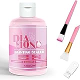 YUEQUN ダイヤモンドアート 仕上げ剤 120ml 新型 糊 接着剤 ダイヤモンドペイント シーラー 仕上げのり 脱落防止 速乾性 ダイヤモンド塗装グルー シャイン効果接着剤 パズル DIY アクセサリー 手芸 キット