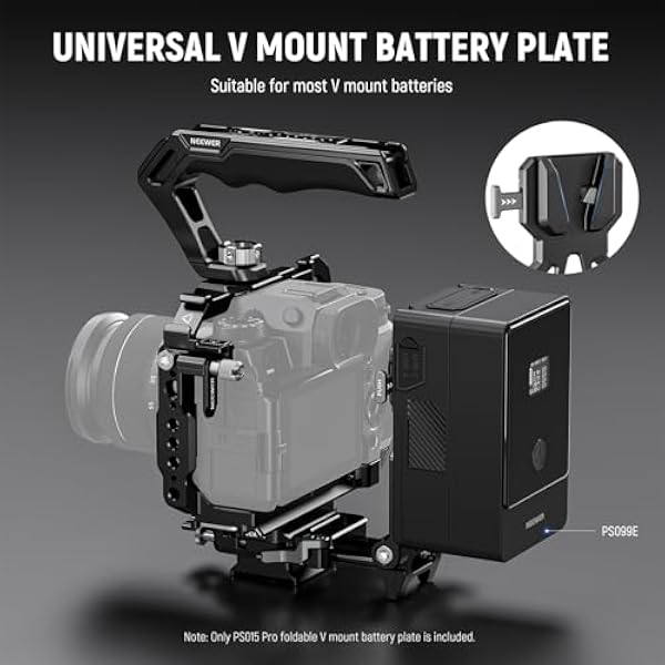Neewer Складной V Mount Battery Plate с Arca тип камеры базовая пластина легкий DSLR камеры видео Rig совместим с SmallRig V Mount Battery Cage DJI RS4 RS3 Gimbal PS015 PRO