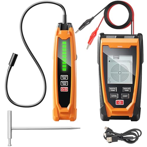 Underground Wire Tracer, Cable Locator Short Circuits Finder Used for A Variety of Cable Finding, Buried Wires Cables for Locating, Detects Wall\Underground Wires, Cables, Water and Gas Pipeline Paths
